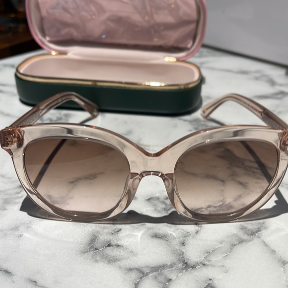 ♠️NWT/KATE SPADE Lillian round frame sunglasses oversized/scratch resist… - Picture 5 of 14